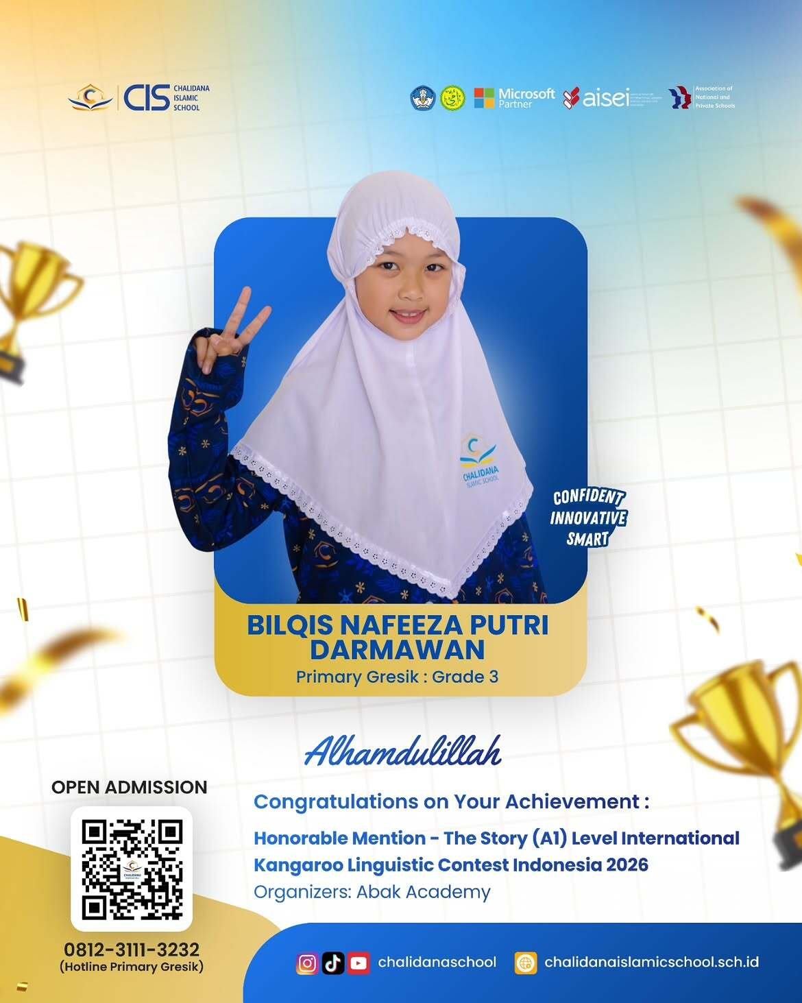 Way to go, Bilqis!