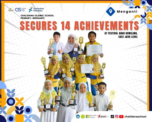 Students Chalidana Islamic School Primary Menganti Secures 14 Achievements at Festival Anak Gemilang, East Java Level