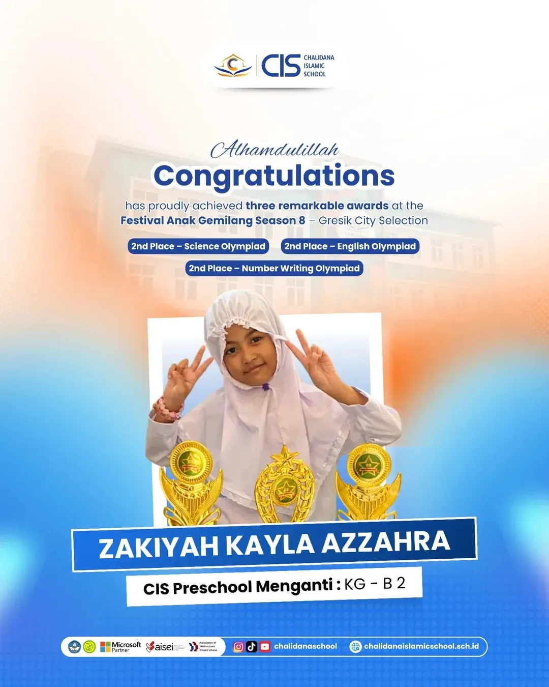 Proud! CIS Preschool Menganti Students Sweep the Board at the Gemilang Children's Festival Season 8