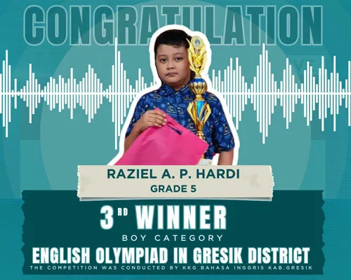 3rd Winner Boy Category English Olympiad in Gresik District