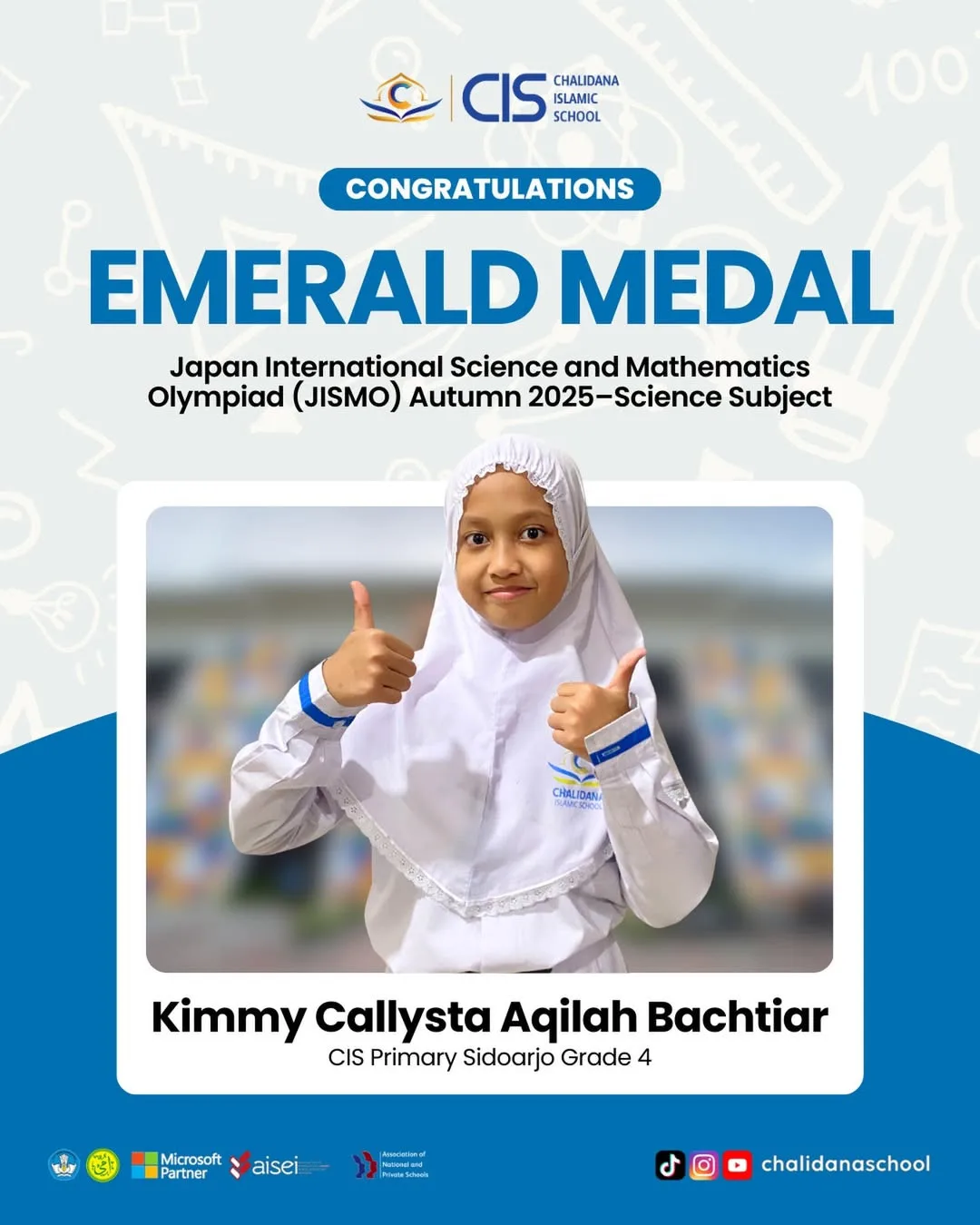 Congratulations, Kimmy!