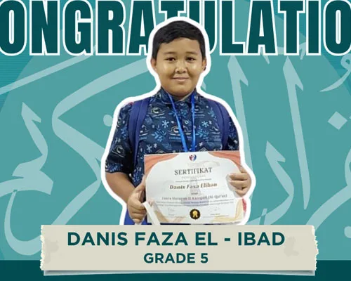 2nd runner-up in the Al-Quran category of the National Outstanding Olympiad
