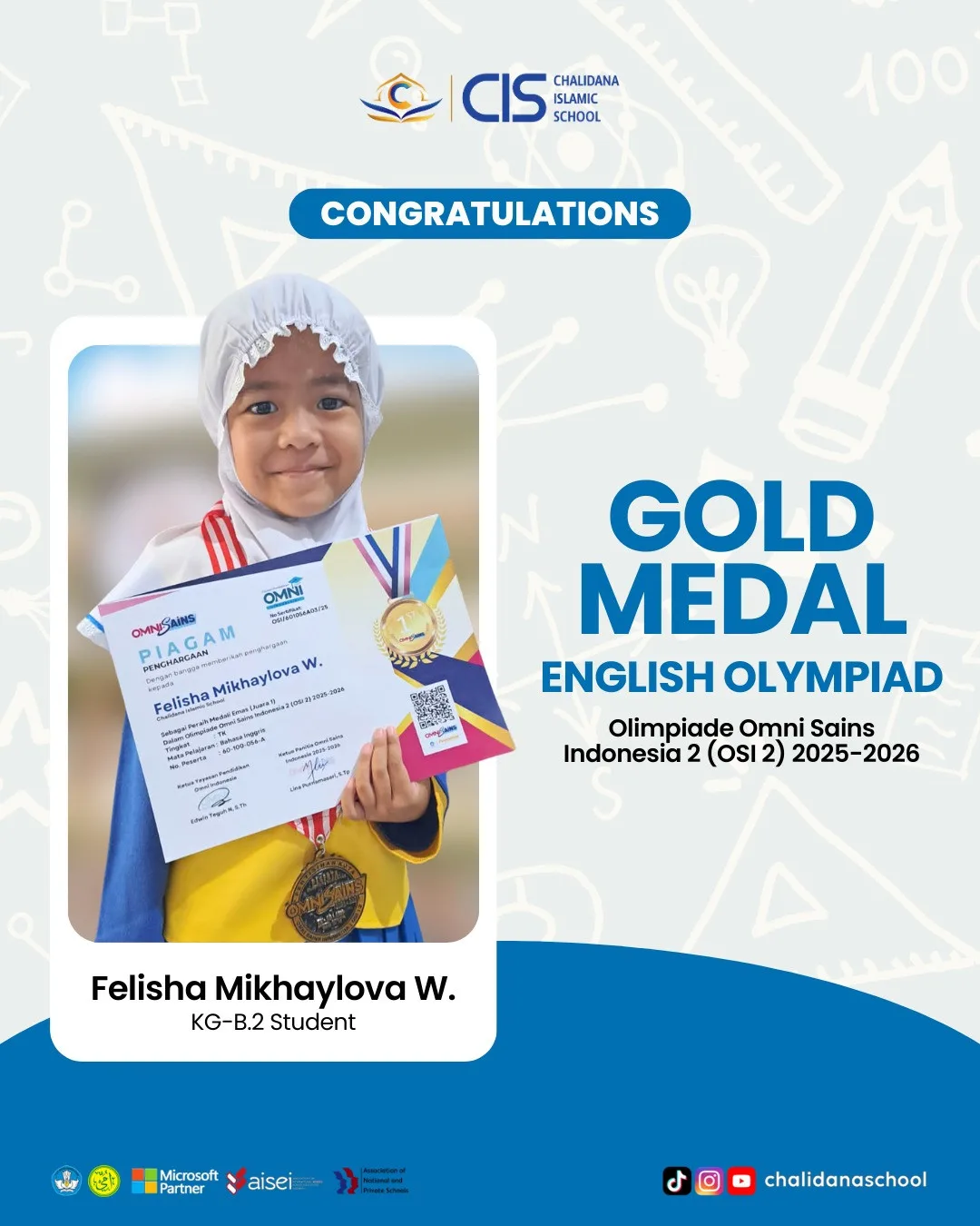 #CISJuanda – roud Achievement Alert!