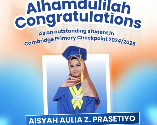 Outstanding Student in Cambridge Primary Check Point 2024/2025