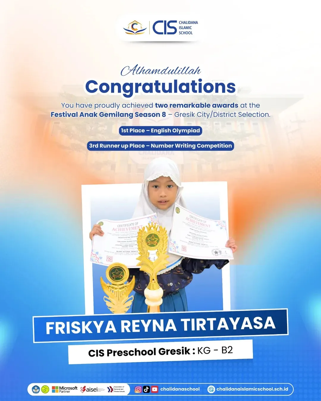 Spotlighting the Outstanding Achievements of CIS Preschool Gresik