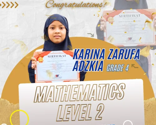 Karina Zharufa Adzkia Shines as Math Finalist at JSO 2025!