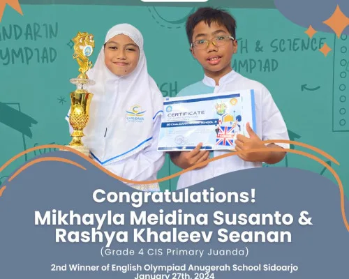 English Olympiad hosted by Anugerah Middle School Sidoarjo