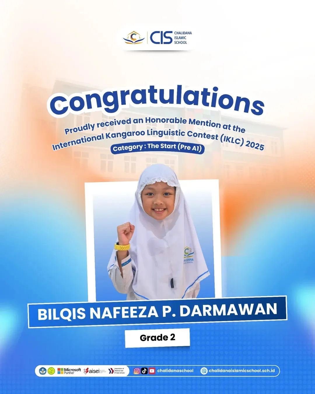 #CISPrimaryMenganti – We Celebrate Excellence!