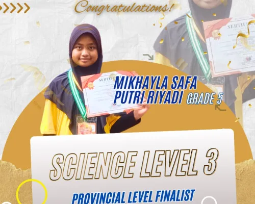 Mikhayla Kafa Putri Kiyadi Shines as Finalist in Science at JSO 2025!