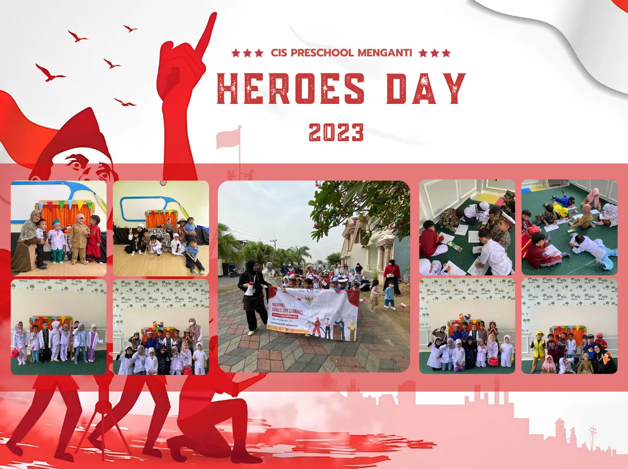 Embracing Heroic Spirits: CIS Preschool Menganti Heroes Day Carnival