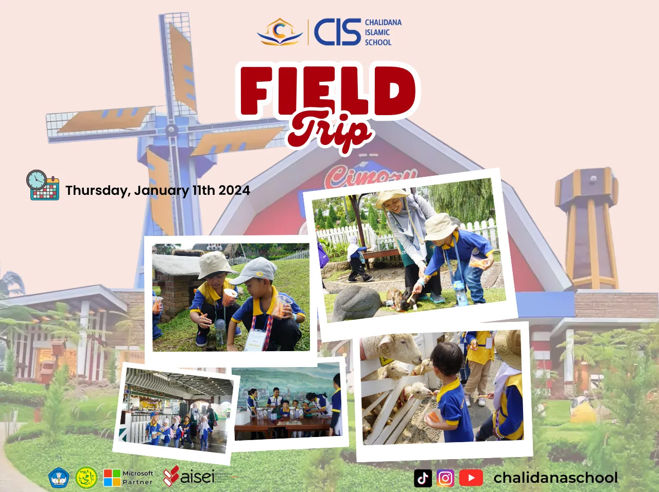 Field Trip : CIS Preschool Goes to Cimory Dairyland Prigen