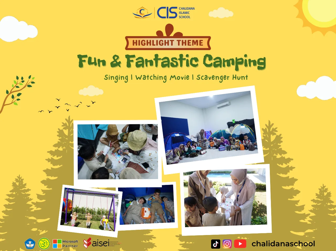 Fun & Fantastic Camping :  Singing | Watching Movie | Scavenger Hunt
