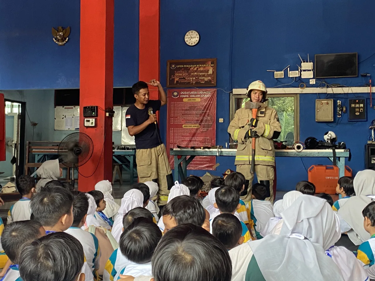 Educational Visit to Sidoarjo Fire Station - CIS Preschool Sidoarjo