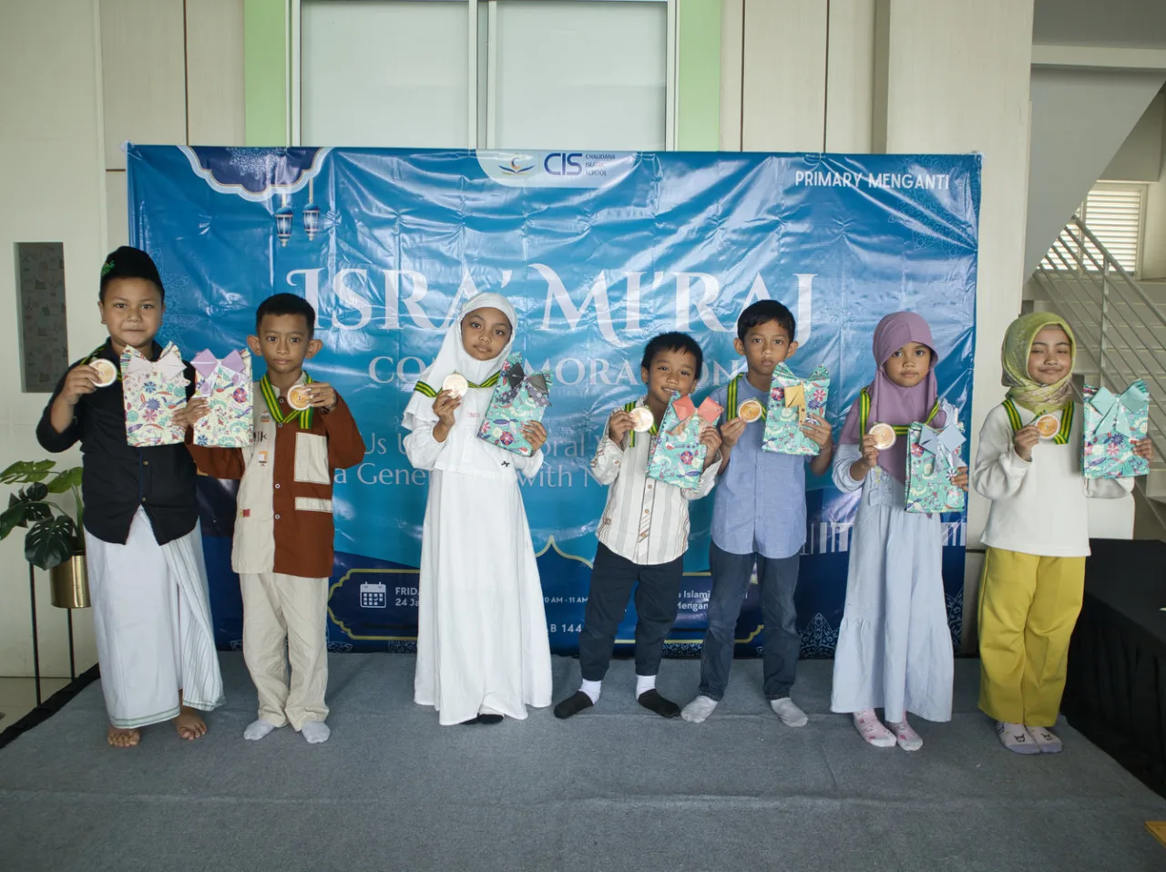 🌙✨ Isra' Mi'raj Commemoration at Chalidana Islamic School Menganti! ✨🌙