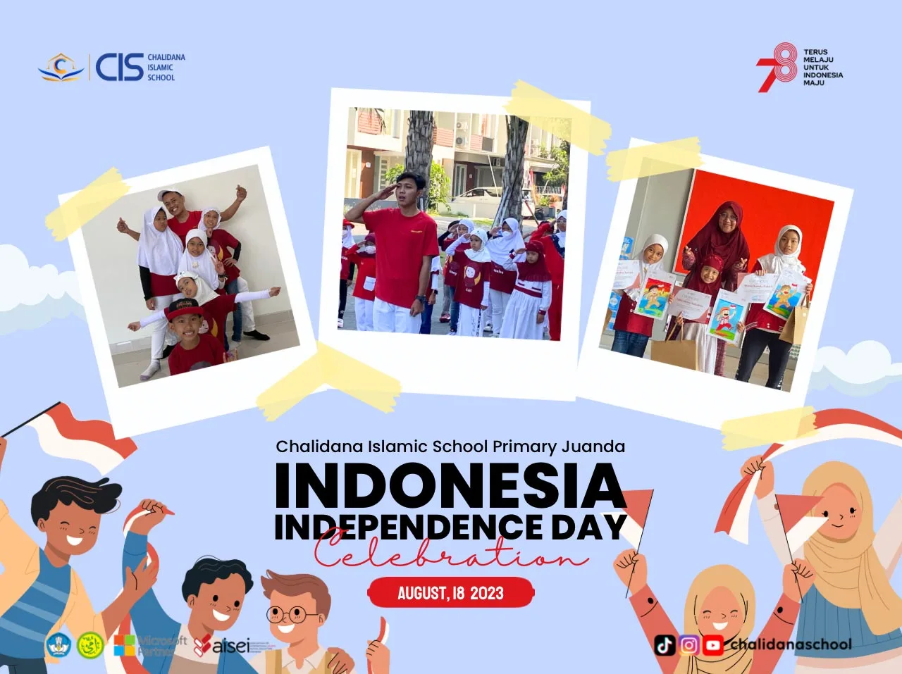 Celebrating 78 Years of Indonesian Independence at CIS Primary Juanda!