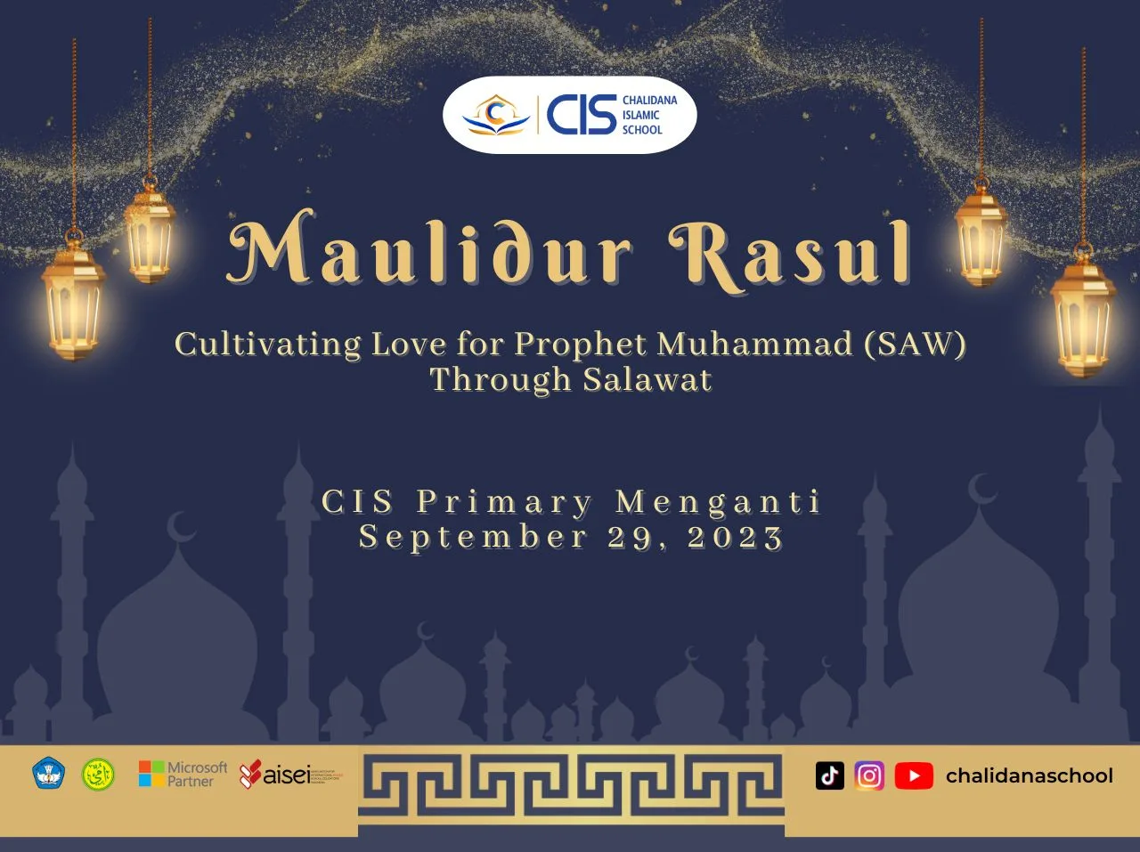 Maulidur Rasul at CIS Primary Menganti