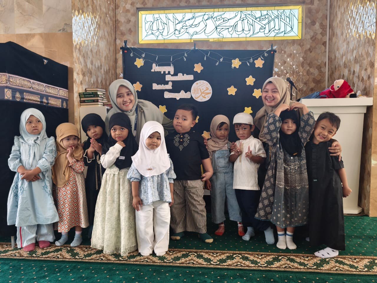 Emulating the Prophet’s Character from an Early Age, CIS Preschool Sidoarjo Celebrates Mawlid Al-Nabi with Solemnity and Joy