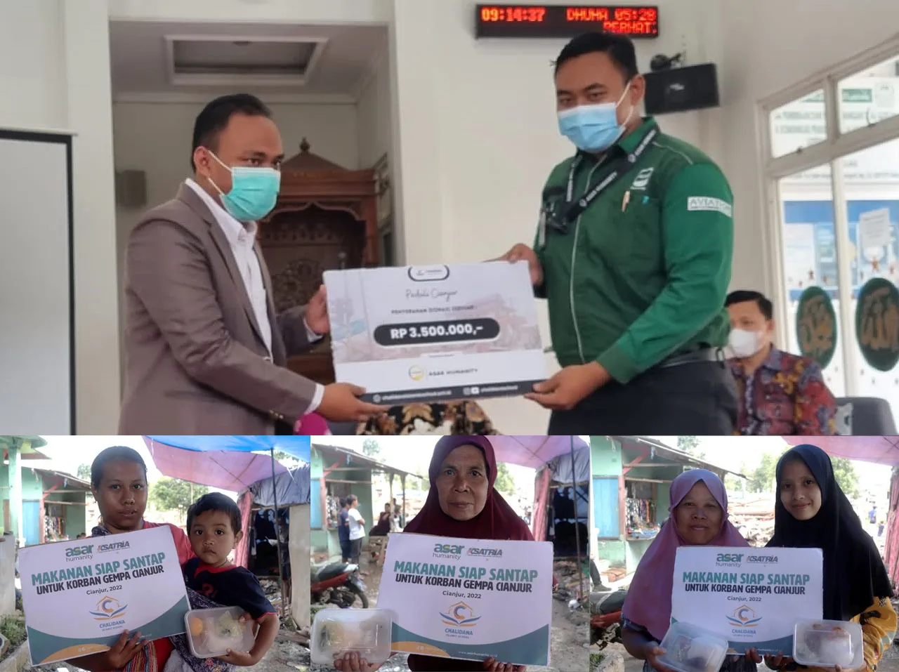 CIS Donation to Cianjur earthquake victims through ASAR Humanity