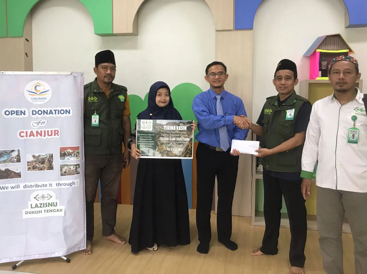 CIS Donation through LAZIS-NU Dukuhtengah, Sidoarjo