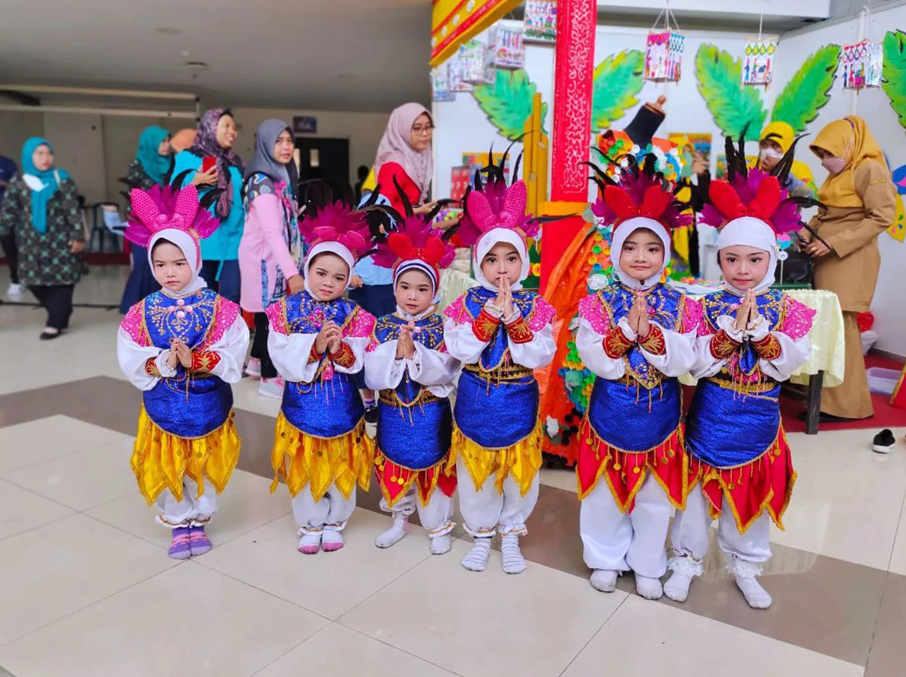 Dancing Performance in Education Exhibition at Gelora Joko Samudro