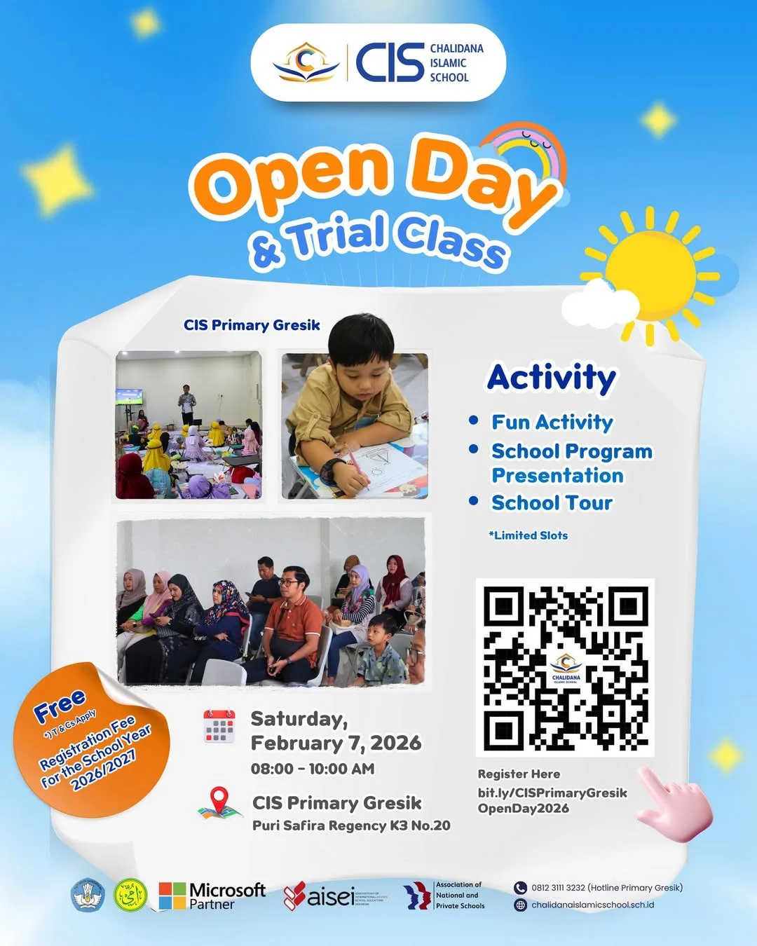 Open Day & Trial Class – CIS Primary Gresik