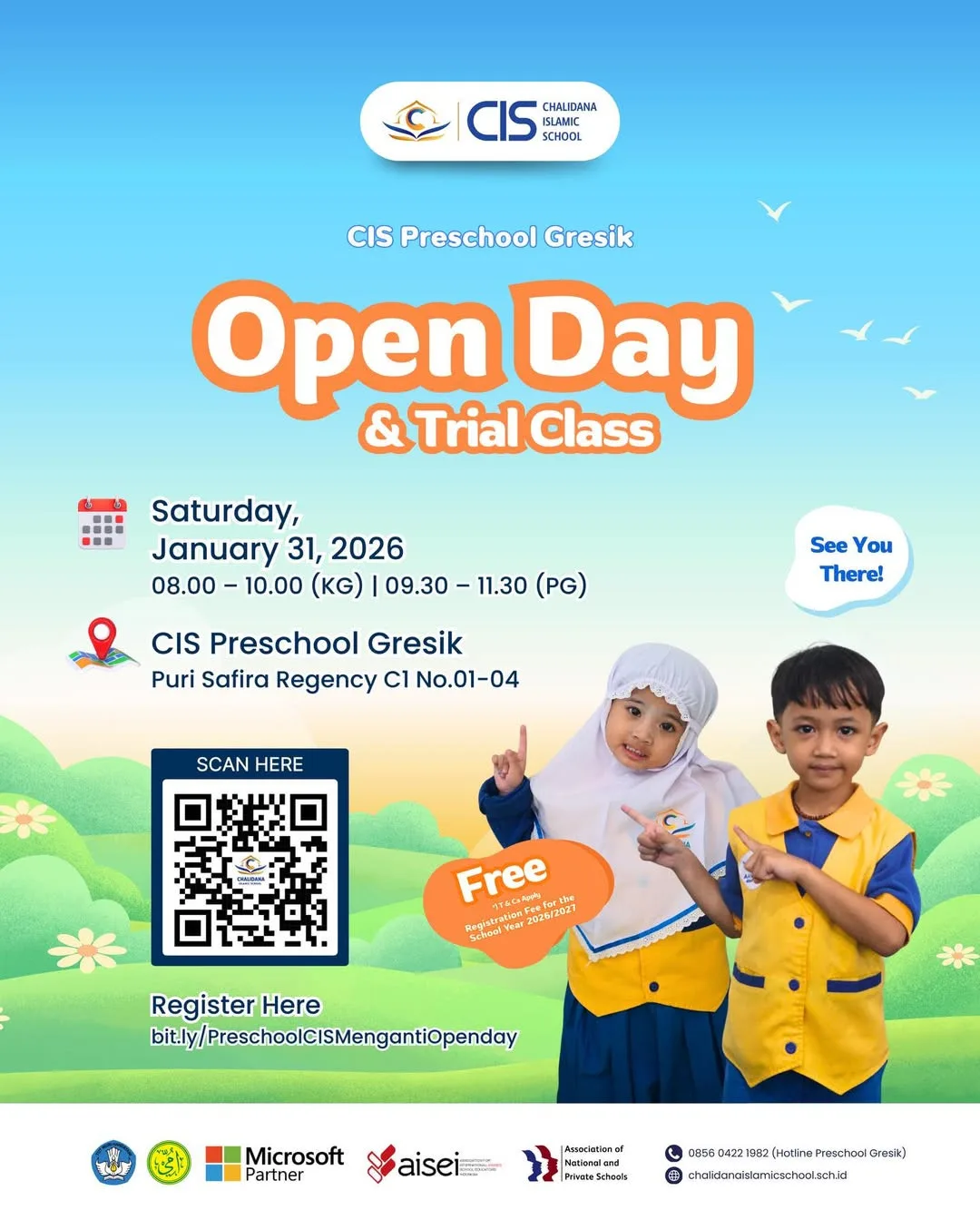 Announcement: Open Day & Trial Class CIS Preschool Gresik