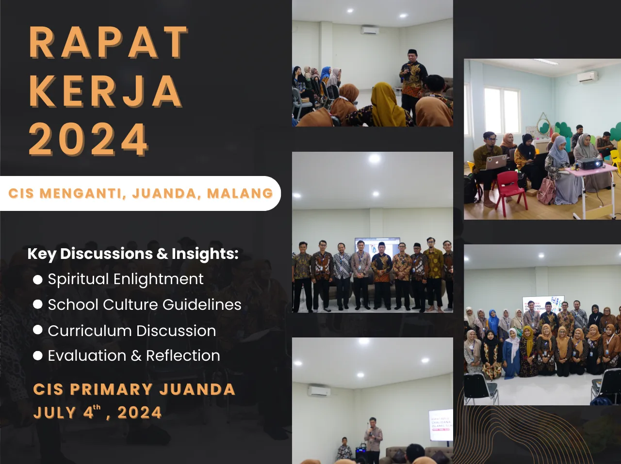 Chalidana islamic School Rapat Kerja 2024