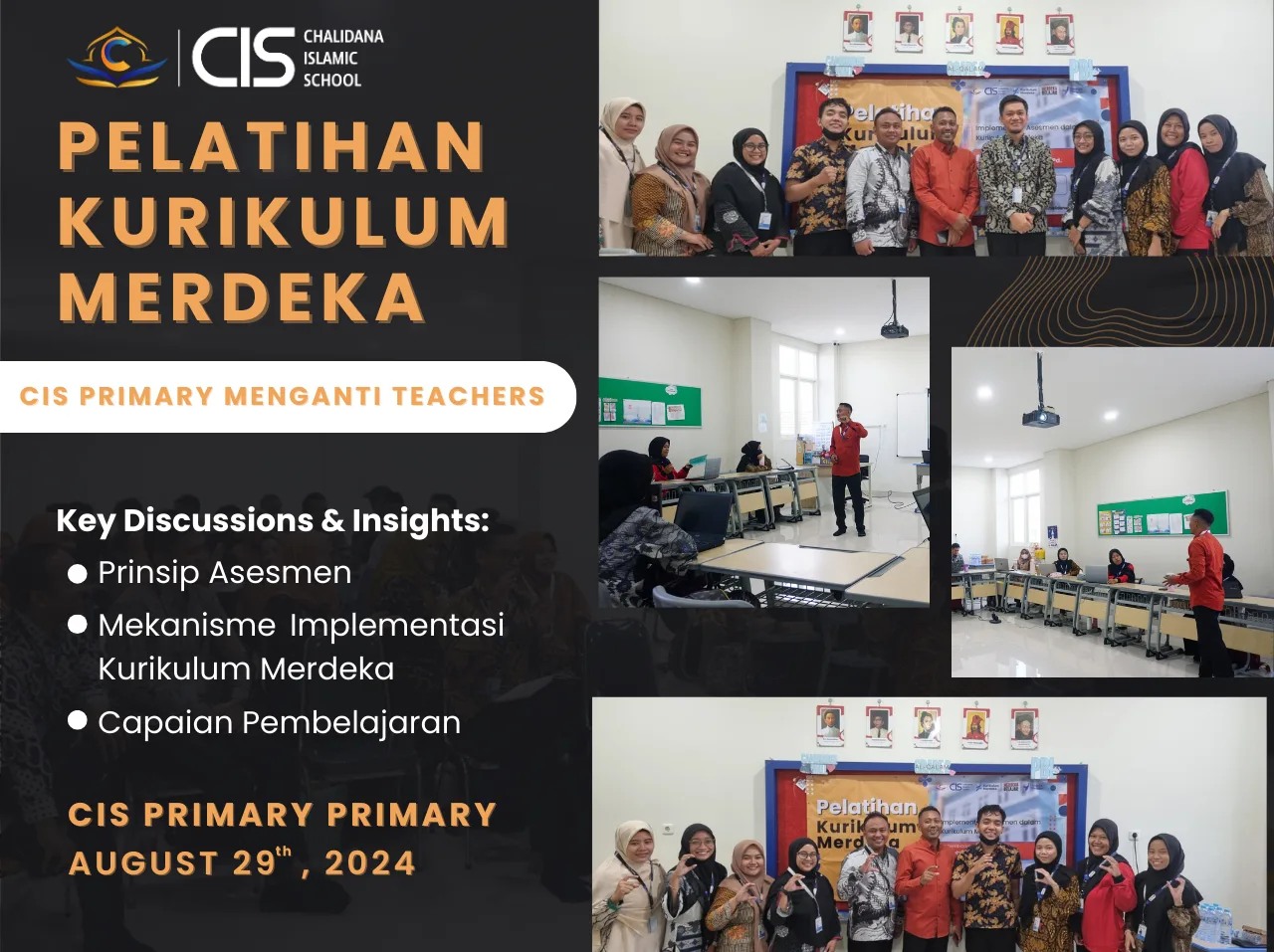 Merdeka Curriculum Training for Teachers at Chalidana Islamic School Primary Menganti