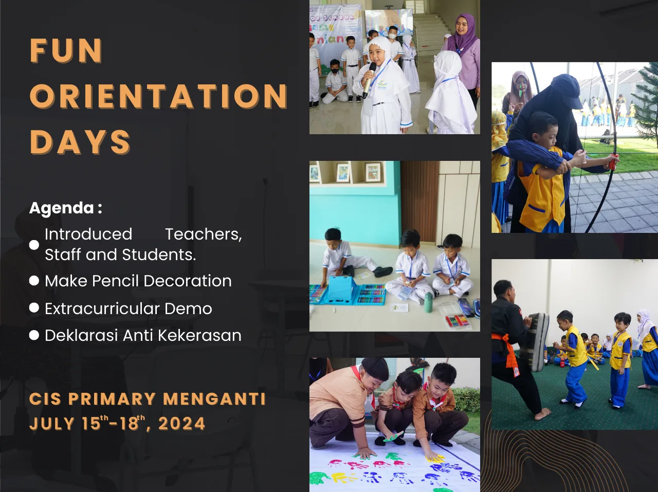Fun Orientation Day at CIS Menganti
