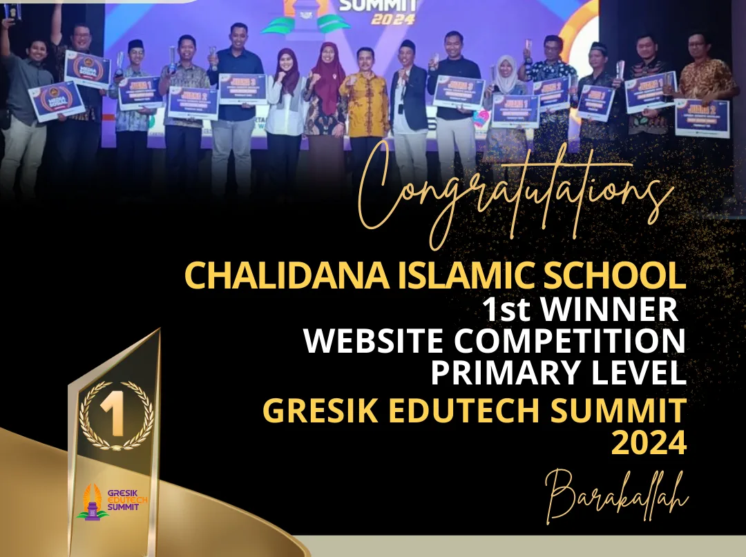 1st Winner Website Competition Primary Level at Gresik Edutech Summit 2024