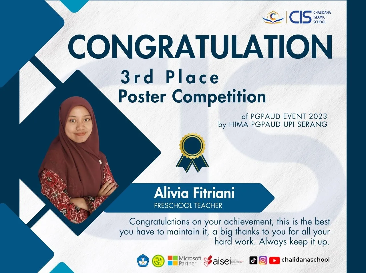 3rd place in the Poster Competition