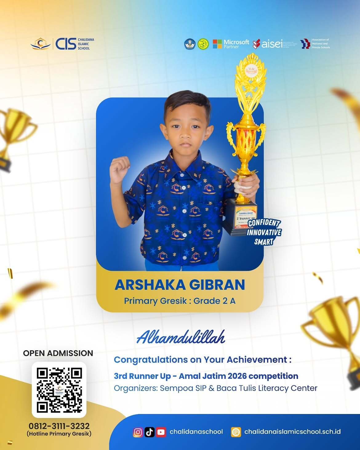 Alhamdulillah, another proud moment for Primary Gresik!
